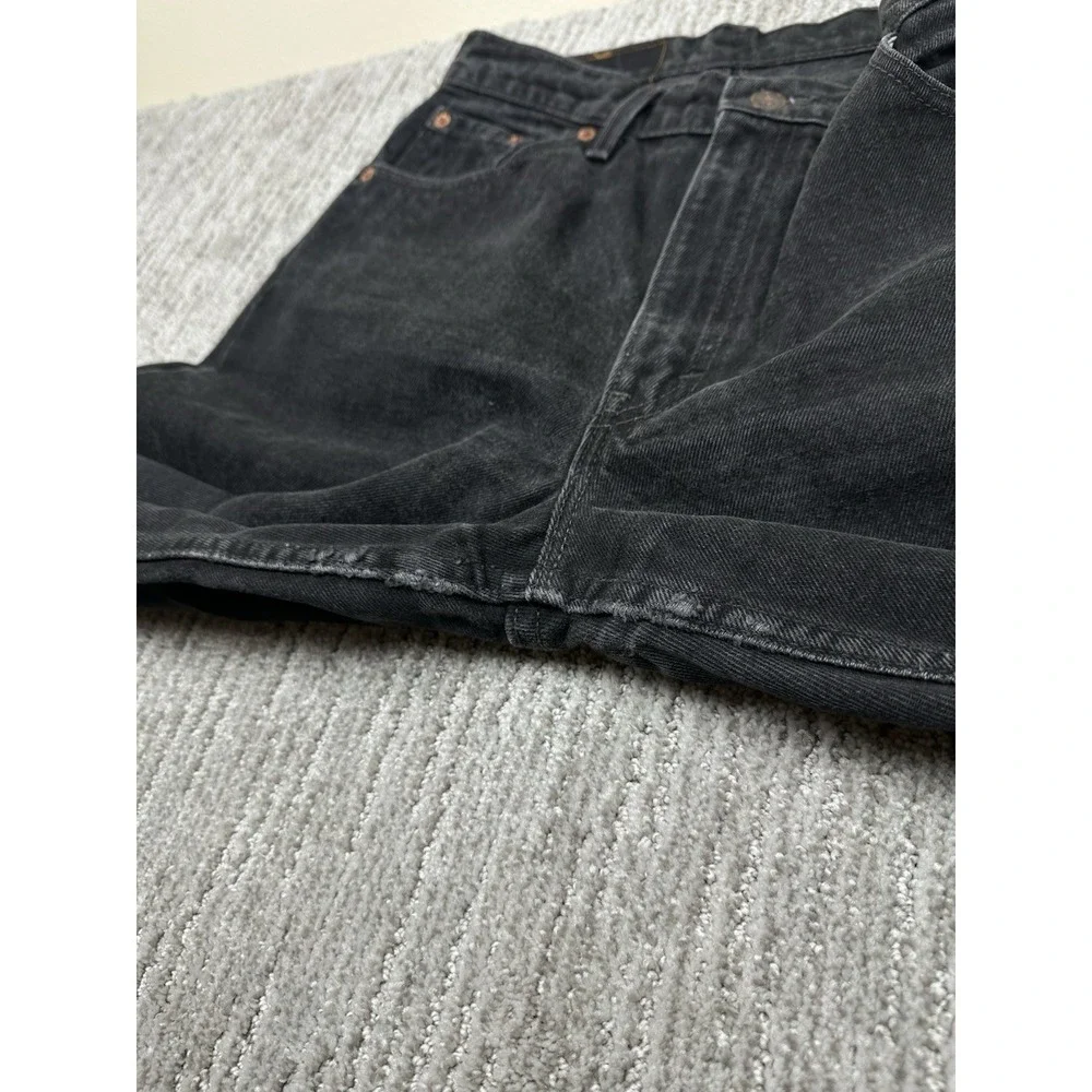 vintage levis 550 faded black relaxed baggy fit jeans size 12 L 30x32 WOMENS